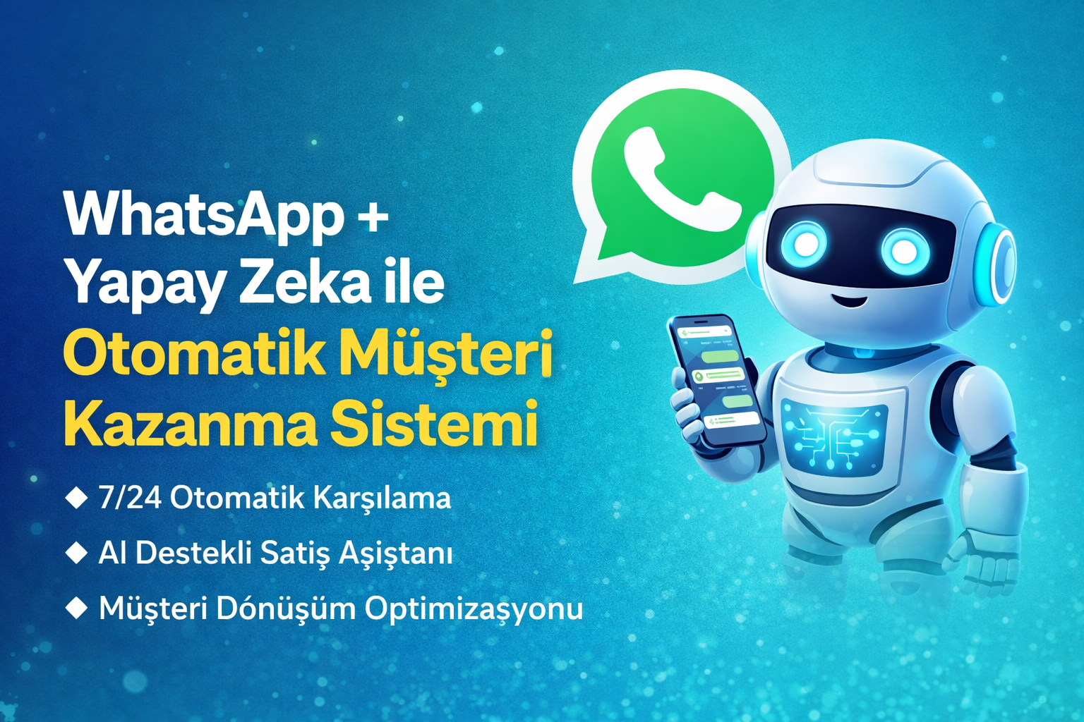 WhatsApp + Yapay Zeka ile Otomatik Müşteri Kazanma Sistemi