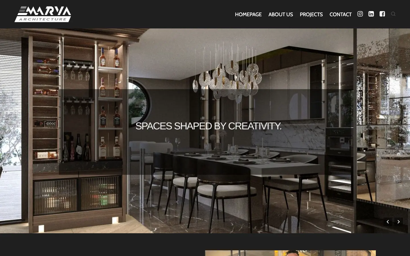 Emarya Architecture web sitesi